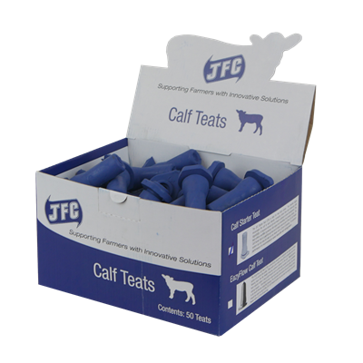 Box of 50 Blue Starter Calf Teats