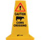 Traffic Cone - Cows Crossing
